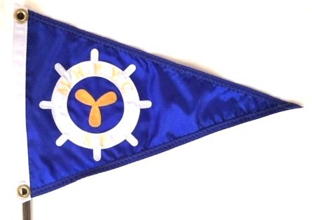 Mariposa Hunters Point Yacht Club Burgee
