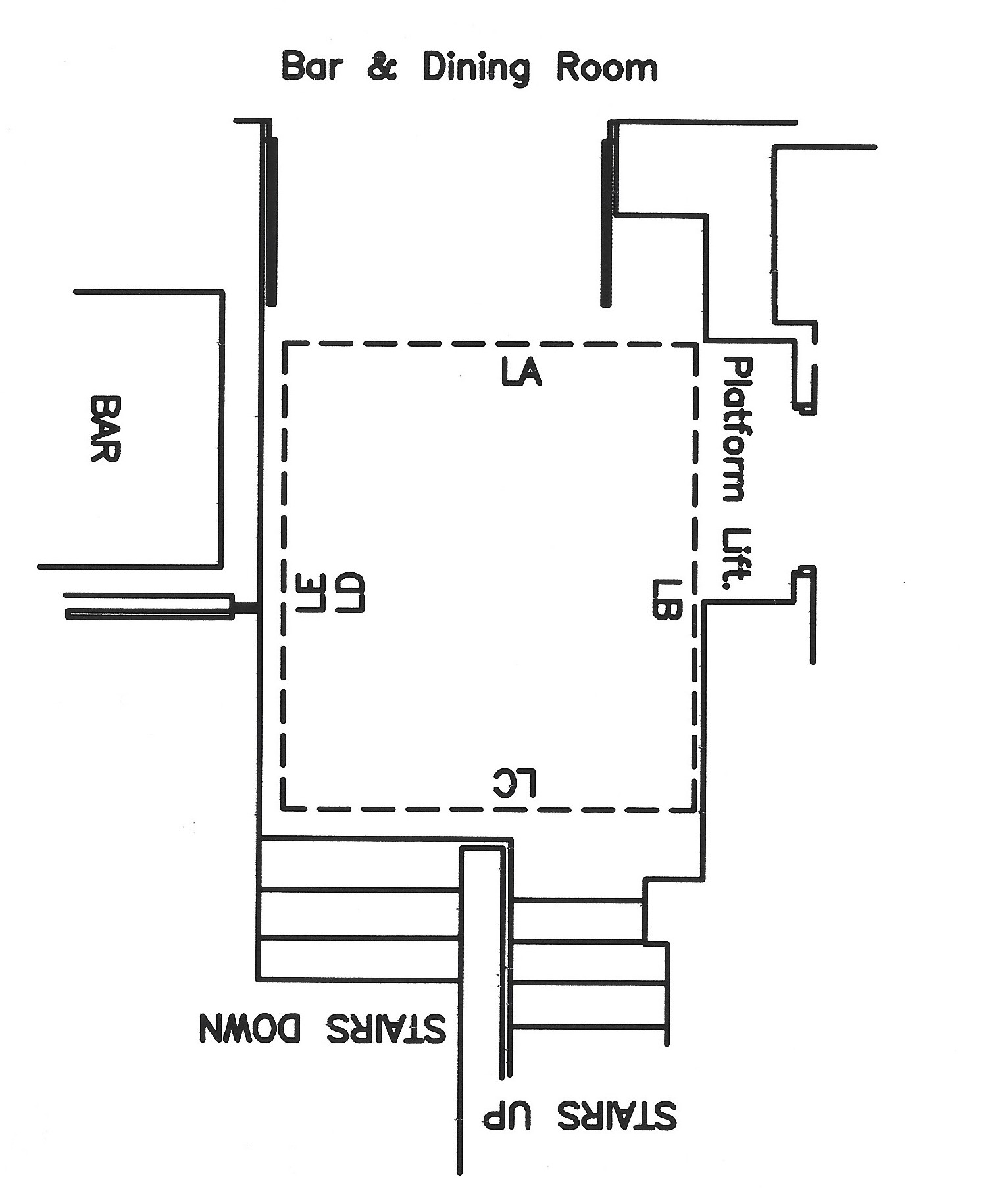 Hall floor plan